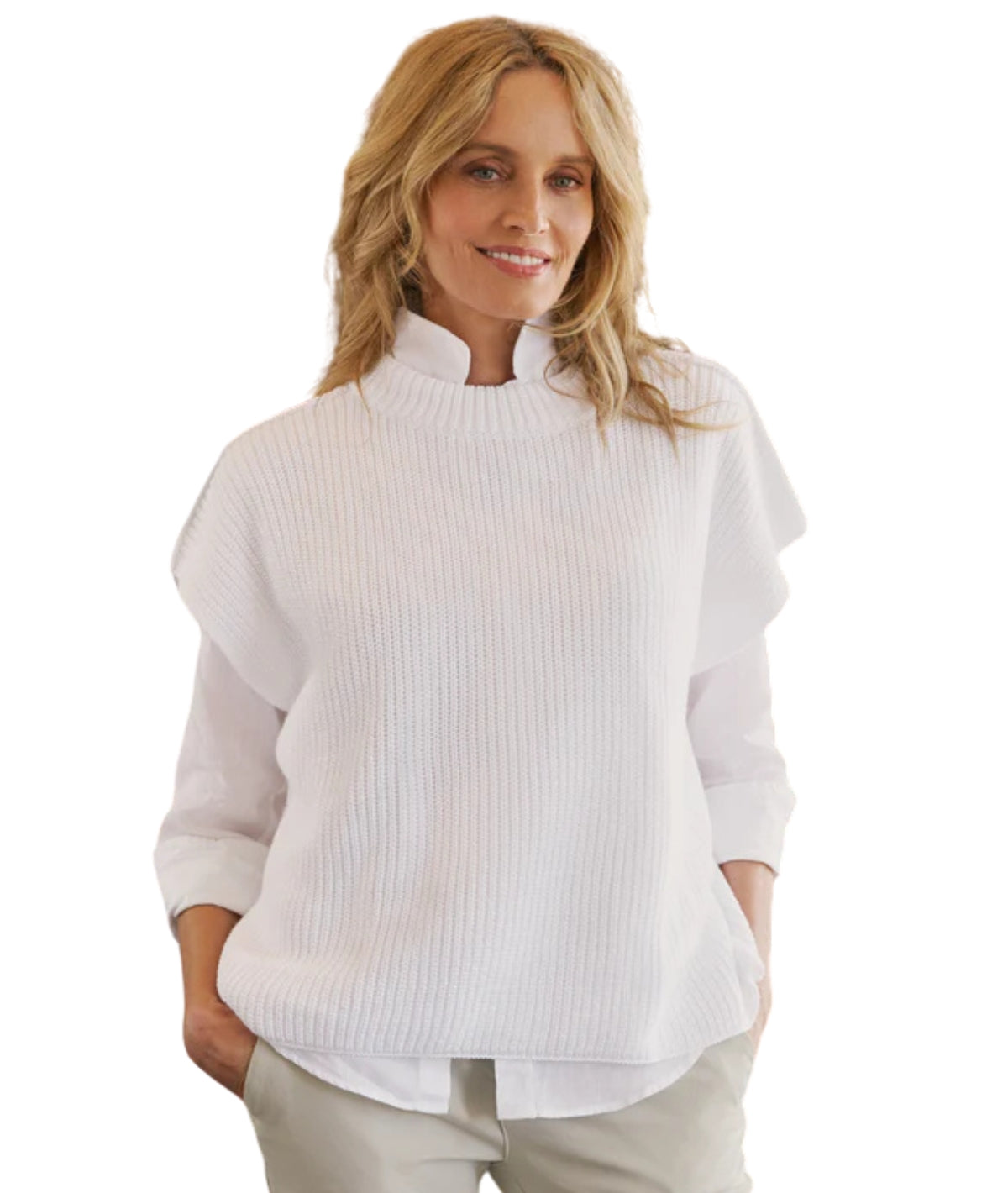 Montecito Vest-  White