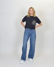 Lili Tee Letterman- Black