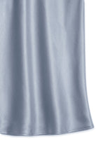 Bar Silk Skirt- Pastel Blue