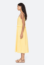 Alberte Solid Tank Dress- Yellow