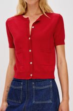 Aisley Sweater- Crimson