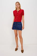 Aisley Sweater- Crimson