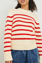 Alise Sweater- Cherry Stripe