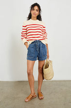 Alise Sweater- Cherry Stripe