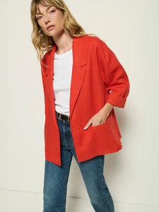 Beatrice Blazer- Aurora Red