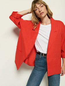 Beatrice Blazer- Aurora Red
