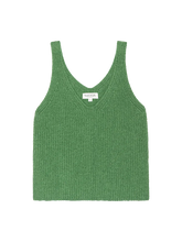 Cece Sweater Tank- Green Lawn