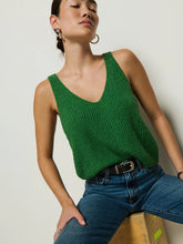Cece Sweater Tank- Green Lawn