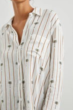 Charli Shirt- Stripe Palms