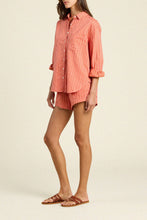 Rhea Short- Terracotta Stripe