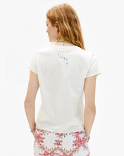Classic Tee- Cream w/ Cobalt Californie