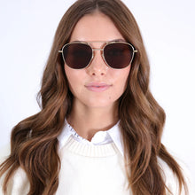 Cyprus Sunglasses- Gold w/ Brown