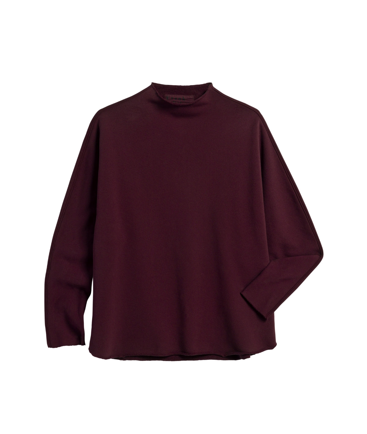 Effie L/S Funnel Neck Capelet- Currant