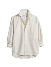 Eileen Relaxed Button-Up Shirt- Winter White