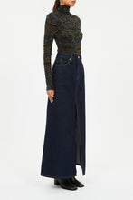 Aurelia Jersey Long Sleeve Turtleneck Top- Desert Jasper