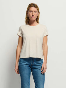 Goldie Boxy Crew- Heather Oatmeal