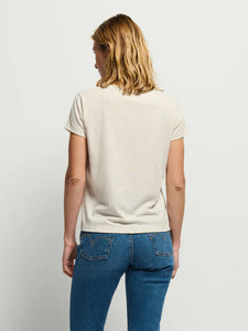 Goldie Boxy Crew- Heather Oatmeal