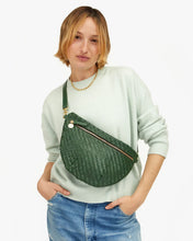 Grande Fanny- Evergreen Woven Zig Zag