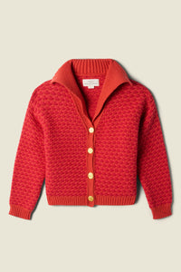 Savannah Cardigan- Red