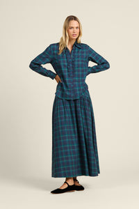 Lydia Skirt- Nocturne Plaid