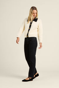 Posey Sweater Jacket- Antique White