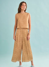 Manning Top- Coconut Sand Dot