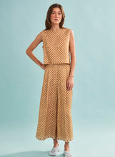 Manning Top- Coconut Sand Dot
