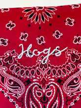 Vintage Hogs Bandana- Red