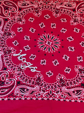 Vintage Hogs Bandana- Red