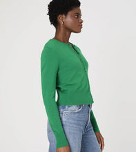 Cosysoft Slim Cardigan- Green Tambourine