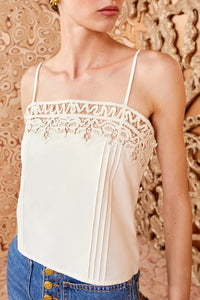 Palma Camisole- Pearl