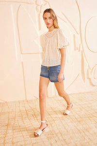 Amina Top- Ivory