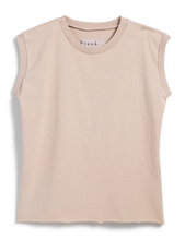 Aiden Vintage Muscle Tee- Latte