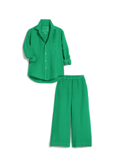 Tuscany Linen Getaway Set- Kelly Green