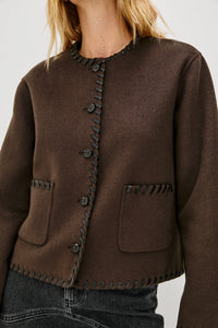 Melanie Jacket- Dark Brown
