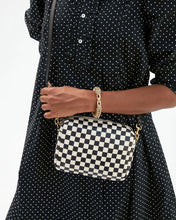 Midi Sac- Cream Chantal W/ Black Checkers