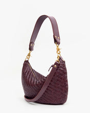 Moyen Messenger- Plum Woven Zig-Zag