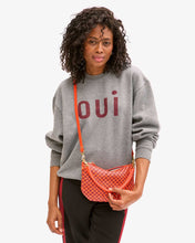 Petit Moyen Messenger- Bright Poppy/ Bordeaux