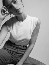 Patti Muscle Tank-  Optic White