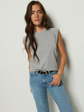 Patti Muscle Tank- Heather Grey