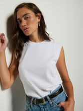 Patti Muscle Tank-  Optic White