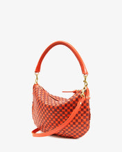 Petit Moyen Messenger- Bright Poppy/ Bordeaux