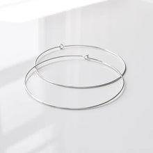 Lola Petite Hoop Earrings- Silver