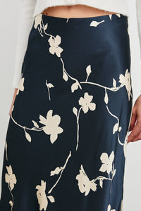 Romina Skirt- Midnight Roses