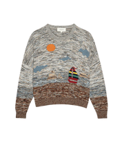 The Boating Pullover- Sea Breeze Multi