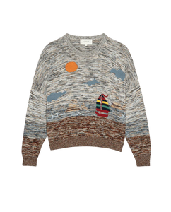 The Boating Pullover- Sea Breeze Multi