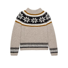 The Snowflake Fairisle Pullover- Oat