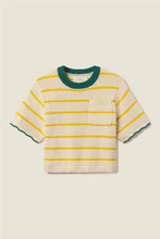 Jules Sweater T-Shirt- Yellow Stripe