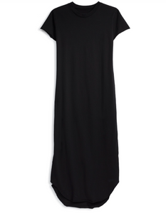 Harper Perfect Tee Maxi Dress- Black