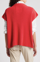Montecito Italian Sweater Vest- Rose